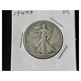 1947-D Walking Liberty Half Dollar