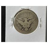 1910 Barber Half Dollar Only 418,000 Minted