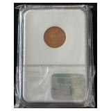 1945 Lincoln Cent NGC MS66 Red