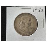 1952-D Franklin Half Dollar