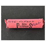 1945 Lincoln Cent Roll