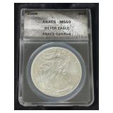 2009 Silver Eagle ANACS MS69