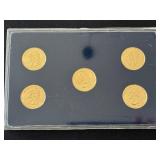 Gold Plated State Quarters