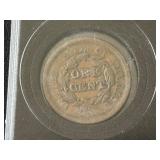 1851 Braided Hair Cent