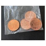 5 - 1 Ounce .999 Fine Copper Rounds Trump Mug Shot