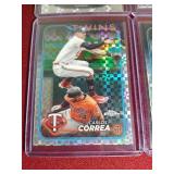 (4) Minnesota Twins Xfractor Cards - (2) Rookies