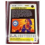 2020-21 Flux Silver Pulsar Tyrese Maxey Rookie Card - CCG 9