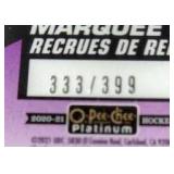 (4) Numbered Hockey Cards