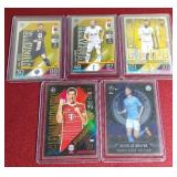 (5) Soccer Cards - All Superstars