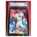 2021 Bowman Chrome Riley Greene Prospect Card - ISA 10