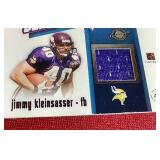 2002 Pacific Game Worn Jersey Quads Jim Kleinsasser, Etc