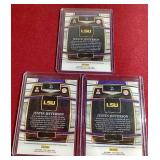 (3) 2022 Select Justin Jefferson Cards - (2) Lazer Prizms