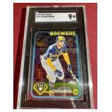 2024 Topps Chrome Jackson Chourio Rookie Card - SGC 9