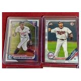 (10) Twins Prospect & Rookie Cards - Several Lee & Lewis, Etc