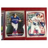 (10) Twins Prospect & Rookie Cards - Several Lee & Lewis, Etc