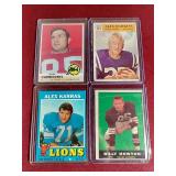 (4) Vintage Football Cards