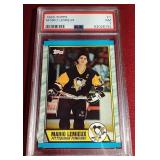 1989 Topps Mario Lemieux Card - PSA 7