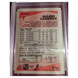 1989 Topps Mario Lemieux Card - PSA 7