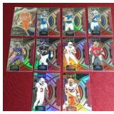(10) Select Football Die-Cut Prizm Cards - Several Rookies