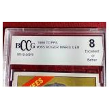 1966 Topps Roger Maris Card - BCCG 8