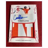 (2) Numbered Baseball Autograph Patch Cards