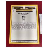 (2) Oversize Donruss Kirby Puckett Cards