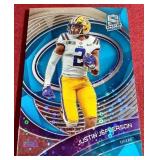 2022 Spectra Justin Jefferson Neon Blue - #d/99