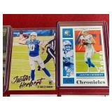 (10) Justin Herbert Cards - (4) Rookies!