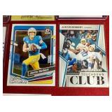 (10) Justin Herbert Cards - (4) Rookies!