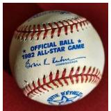 Signed Dale Murphy 1982 Official Major League All-Star Game Baseball