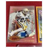 (5) Numbered Football Cards