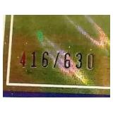 (5) Numbered Football Cards
