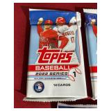 (3) Unopened 2022 Topps Series 1 Baseball Card Packs