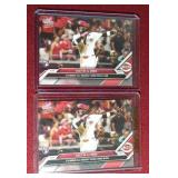 (2) 2024 Topps Now Elly De La Cruz Rookie Cards