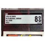 1992-93 Topps Michael Jordan Gold Card - SGC 8