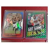 (10) Football Cards - All Parallels, Prizms, Etc