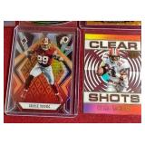 (10) Football Cards - All Parallels, Prizms, Etc