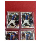 (4) 2019 Bowman Tim Tebow Baseball Prospect Cards