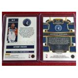 (2) Anthony Edwards Prizm Cards