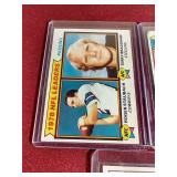 (3) Vintage QB Legends Cards - Staubach, Tarkenton, Manning