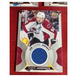 (3) Upper Deck Hockey Game-Used Jersey Cards