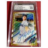 2021 Topps Chrome Jordan Holloway Autograph Refractor Rookie Card #/50 - CGC 10