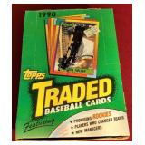1990 Topps Traded Baseball Wax Box