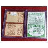 1967 & 1968 Paul Warfield Cards