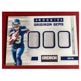2012 Gridiron Russell Wilson Triple Swatch Rookie Card - #d/199