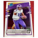 2020 Optic Justin Jefferson Rated Rookie Card