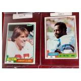 (9) 1981 Topps Football Cards