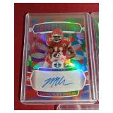 (3) Football Autograph Cards