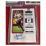 (3) Football Autograph Cards