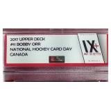 Slabbed 2017 Upper Deck Bobby Orr Card